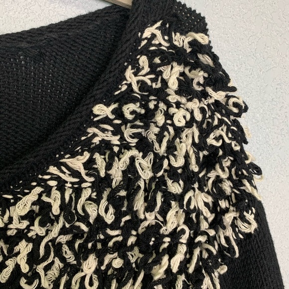 Plenty by Tracy Reese tan/black loop knit sweater - Picture 2 of 7